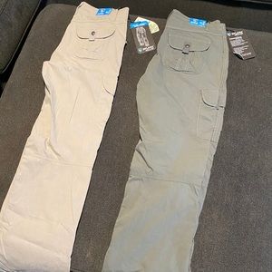 2 pairs! Kuhl splash roll up pants
